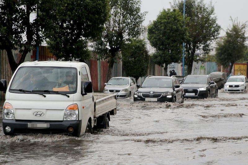 أمطار قوية وتساقطات ثلجية في المغرب