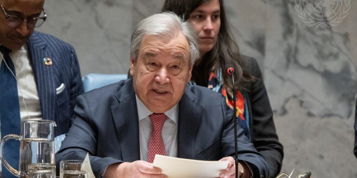 الأمين العام للأمم المتحدة: لا يُبنى السلام في قاعات المؤتمرات