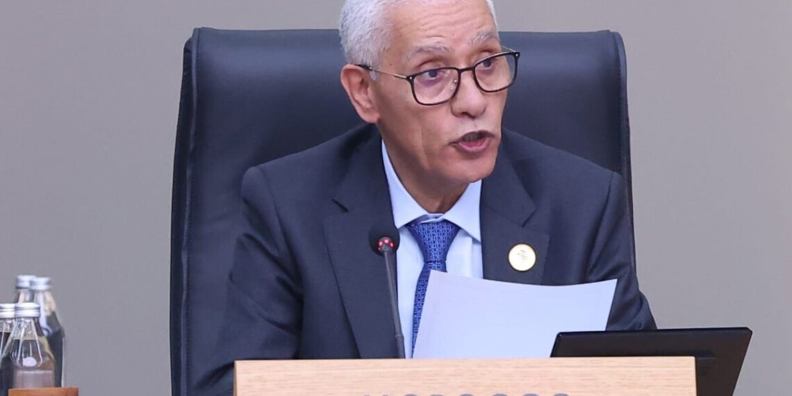 الطالبي العلمي: حل الدولتين هو السبيل الوحيد لتحقيق سلام عادل ودائم في الشرق الأوسط