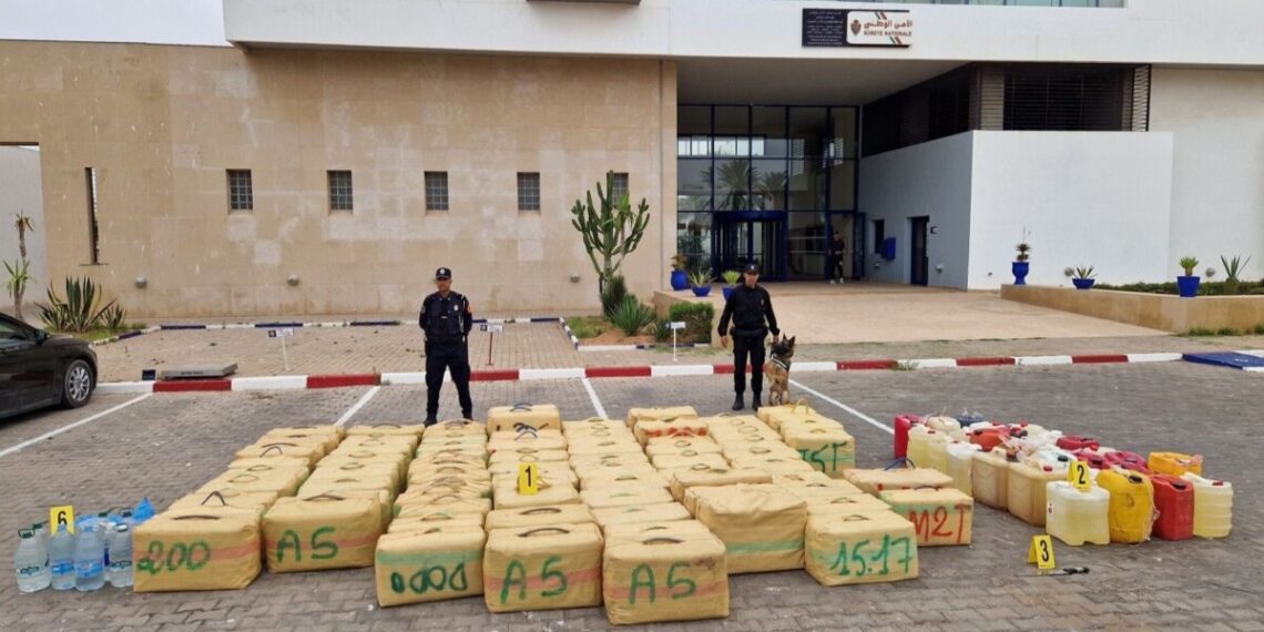 إحباط محاولة تهريب 3 أطنان من مخدر الشيرا بالصويرة