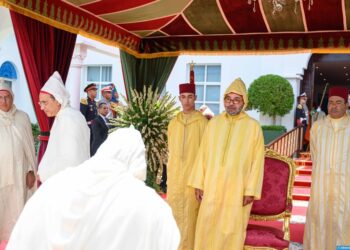 جلالة الملك يترأس بالمضيق حفل استقبال بمناسبة عيد العرش المجيد