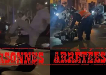 اعتداء على دراج شرطة يطيح بمتهورين