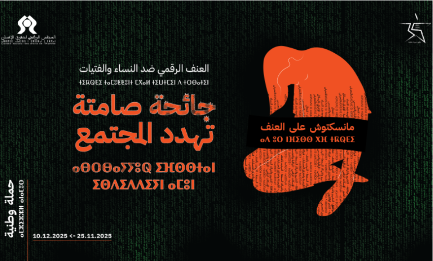 “المجلس الوطني لحقوق الإنسان” يطلق حملة لمناهضة العنف الرقمي ضد النساء تحت شعار “منسكتوش”