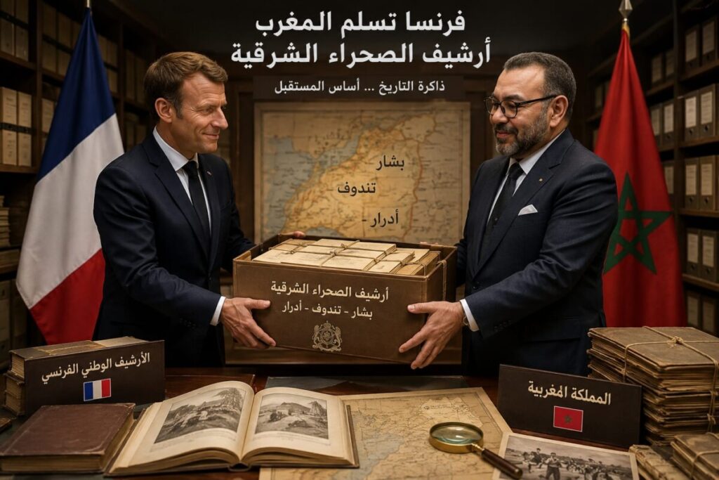 فرنسا تسلم المغرب أرشيف الصحراء الشرقية.. بين الذاكرة التاريخية والرهانات السياسية