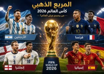 المربع الذهبي لمونديال 2026.. من يحسم عرش العالم؟ بين خبرة الأرجنتين، قوة فرنسا، عناد إنجلترا وسحر إسبانيا