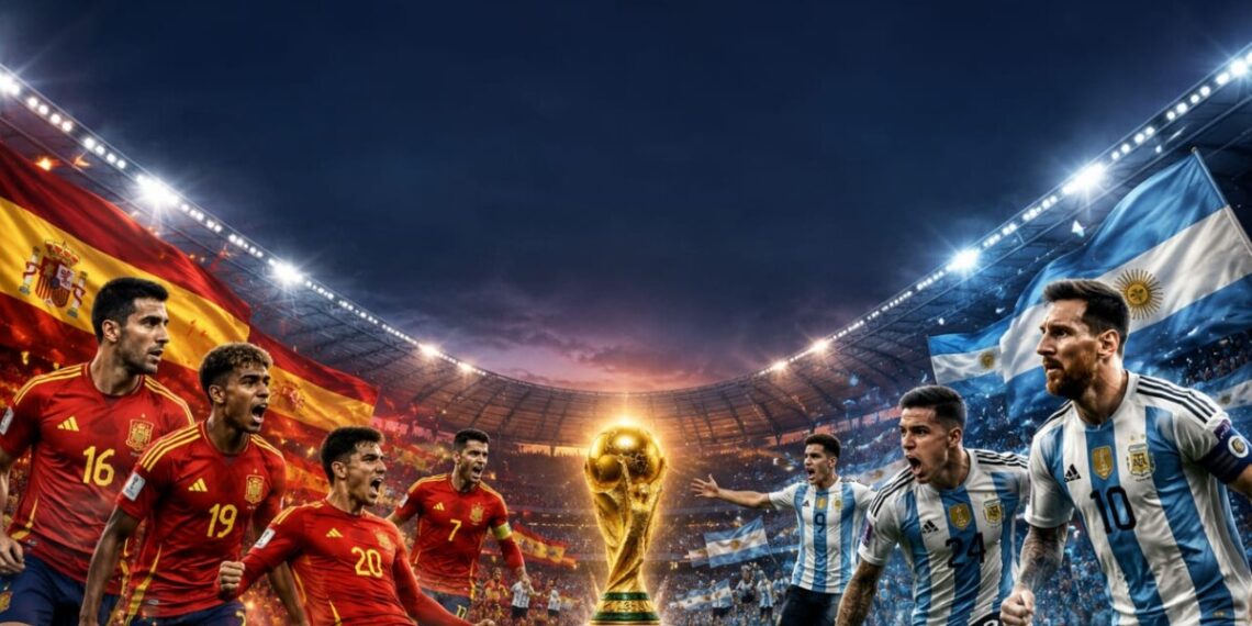 إسبانيا والأرجنتين.. صدام العمالقة لحسم عرش مونديال 2026