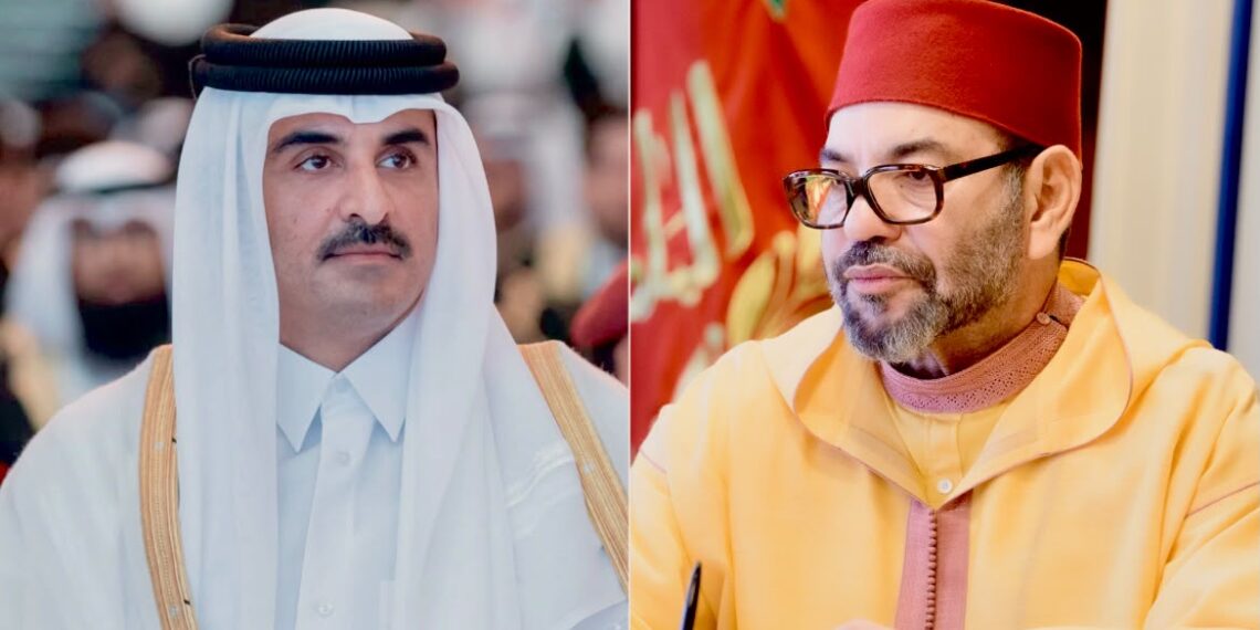 الملك محمد السادس يعزي أمير قطر في وفاة الأمير الوالد الشيخ حمد بن خليفة آل ثاني