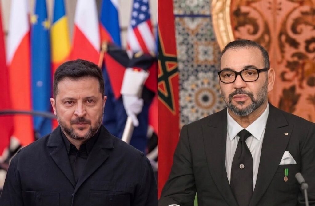 الملك محمد السادس يهنئ زيلينسكي بمناسبة العيد الوطني لبلاده