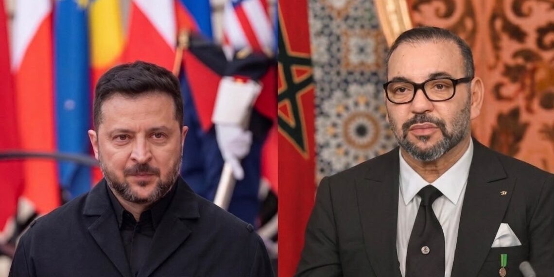 الملك محمد السادس يهنئ زيلينسكي بمناسبة العيد الوطني لبلاده