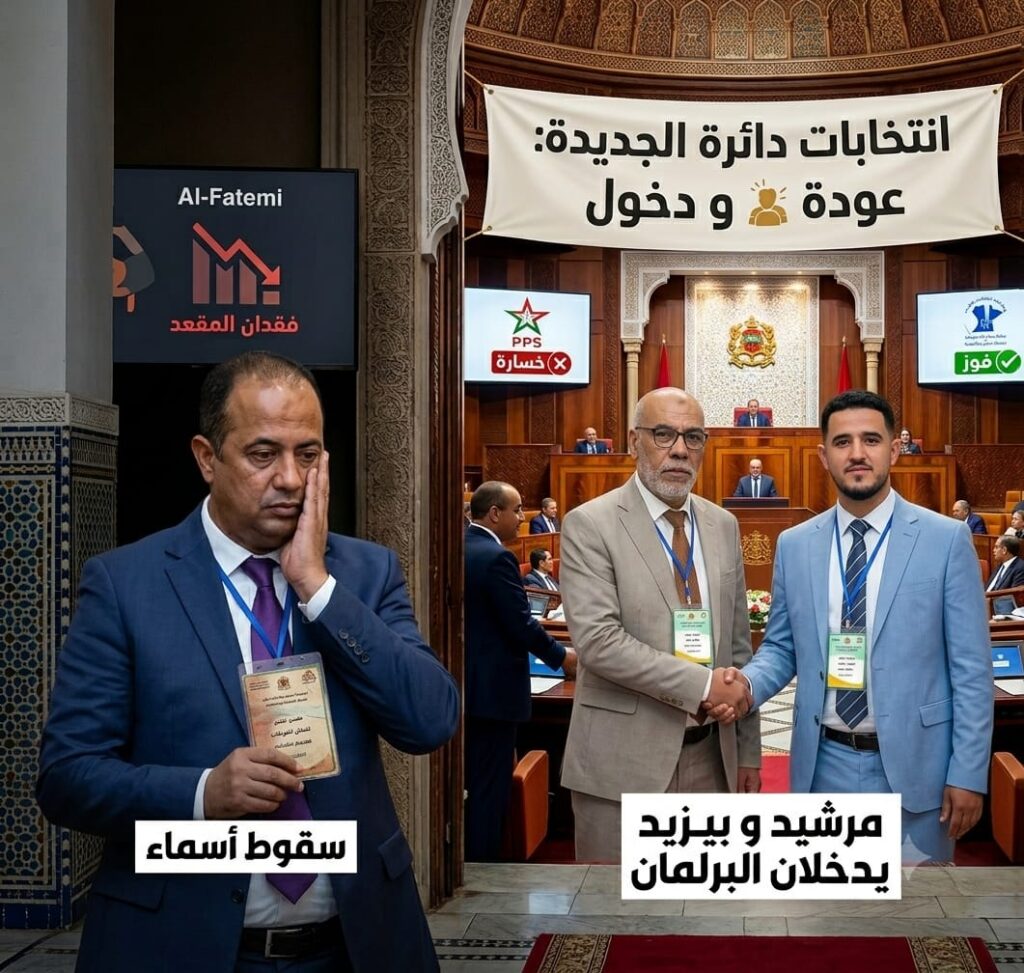 دائرة الجديدة.. سقوط أسماء وعودة أخرى إلى الواجهة: الفاطمي يفقد مقعده ومرشيد وبيزيد يدخلان البرلمان